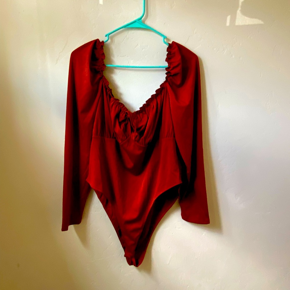 SHEIN Pumpkin Spice Bodysuit